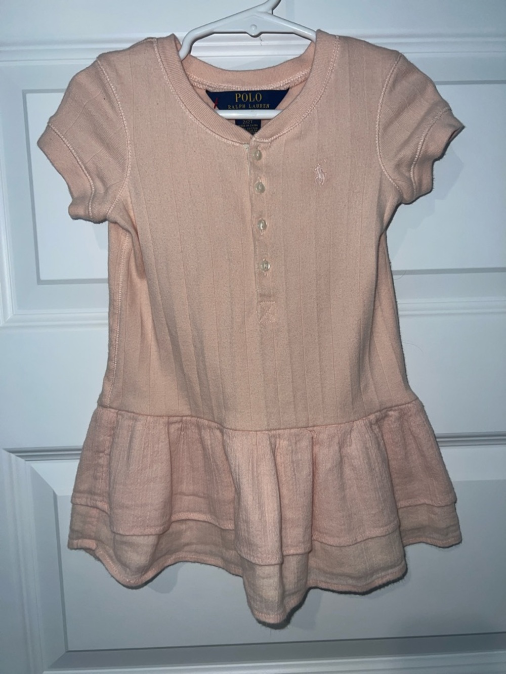 Size 2/2T Light Pink Girls Polo Ralph Lauren dress